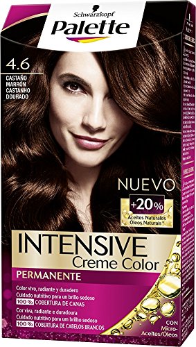 Palette Intense - Tono 4.6 Castaño Marrón - 2 uds - Coloración Permanente - Schwarzkopf