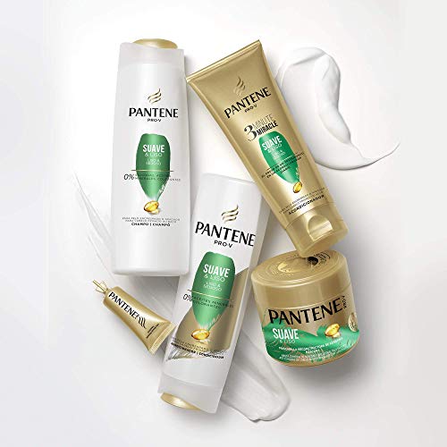 Pantene Pro-V Suave & Liso Tratamiento Intensivo En Ampollas Rescate Para Pelo Dañado 45 ml