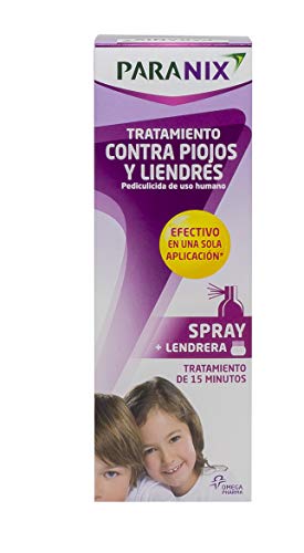 Paranix Spray. Tratamiento para Piojos y Liendres - Incluye Lendrera - Sin insecticidas - 100 ml