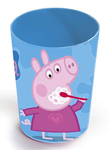 Peppa Pig Set Infantil De Higiene Dental Con Neceser, Pasta De Dientes 75Ml, Cepillo Dental Con Capuchón Y Vaso 160 g