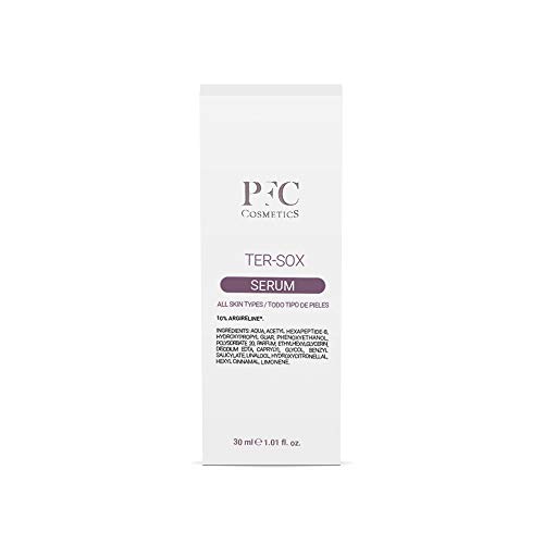 PFC Cosmetic Serum Facial Ter-Sox Serum Efecto Botox 30ml Tratamiento antiedad con Argireline® Crema Suave Antienvejecimiento Natural el Cuidado Personal de la Cara y Piel