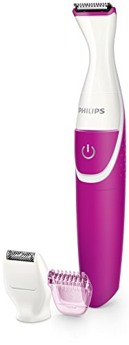 Philips BRT382/15 Bikini Genie - Perfilador para mujer para la zona del bikini para uso en seco o en húmedo