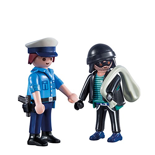 PLAYMOBIL Duo Pack- Policía y Ladrón, única (9218)