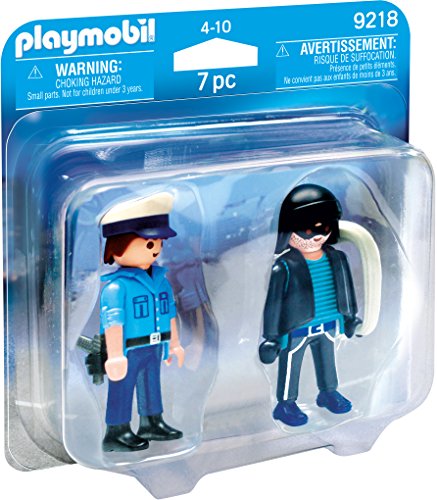 PLAYMOBIL Duo Pack- Policía y Ladrón, única (9218)