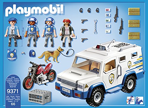 PLAYMOBIL- Vehículo Blindado, única (9371)