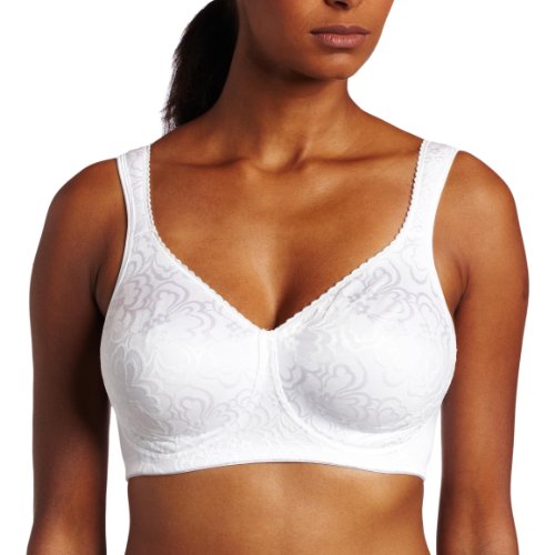 Playtex Womens 18 Hour Ultimate Lift & Support Wirefree Bra (4745B) -White -38C