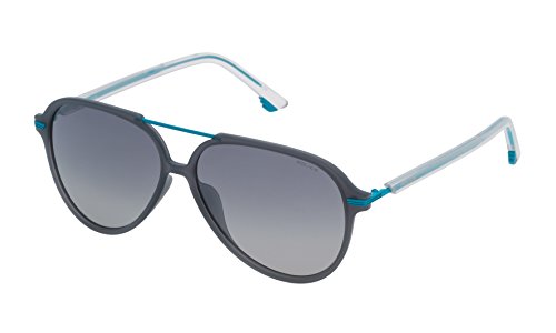 Police SPL58258M20P Gafas de sol, Azul, 58 Unisex