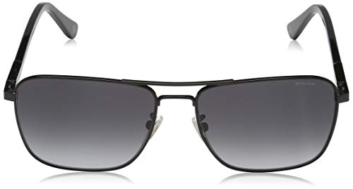 Police WESTWING 3 Gafas de sol, Negro (Shiny Black/Grey), 58.0 para Hombre