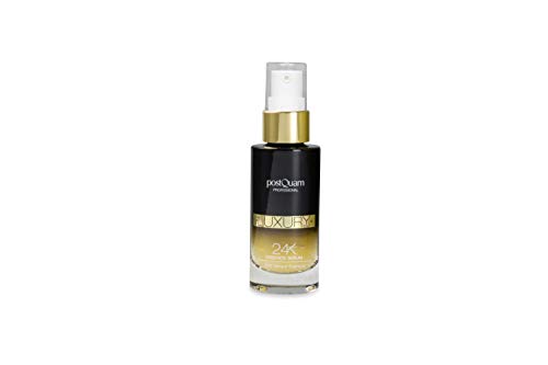 Postquam - Luxury Gold | Serum 24K Efecto Tensor e Hidratante con Acido Hialuronico para Todo Tipo de Piel - 30 Ml