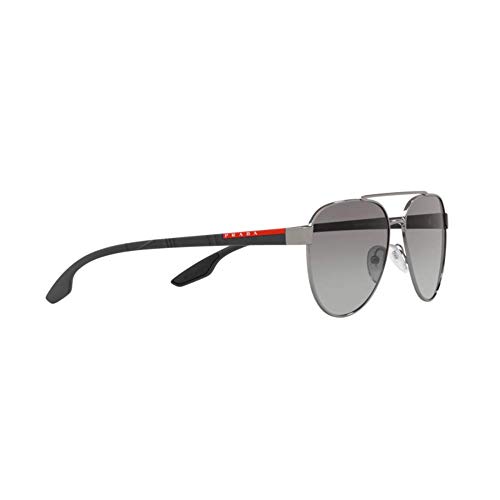 Prada Sport 54TS Gafas, GUNMETAL/GREYGRADIENT, 58 Hombres