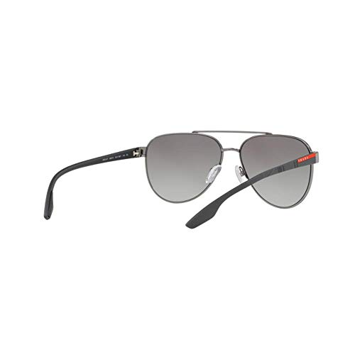 Prada Sport 54TS Gafas, GUNMETAL/GREYGRADIENT, 58 Hombres