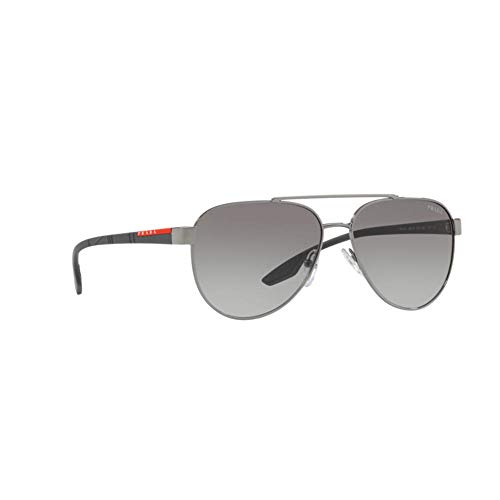 Prada Sport 54TS Gafas, GUNMETAL/GREYGRADIENT, 58 Hombres