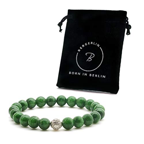 Pulsera de Perlas autenticas de Piedra Natural y Perla de Plata eterlina 925 - BERGERLIN