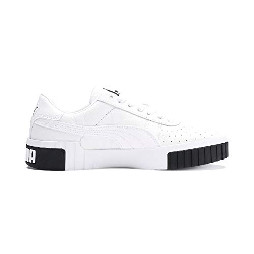 PUMA Cali WN'S, Zapatillas para Mujer, Blanco White Black, 39 EU