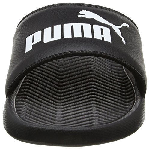 PUMA Popcat, Sandalias deslizantes Unisex Adulto, Negro (Black/Black/White), 42 EU