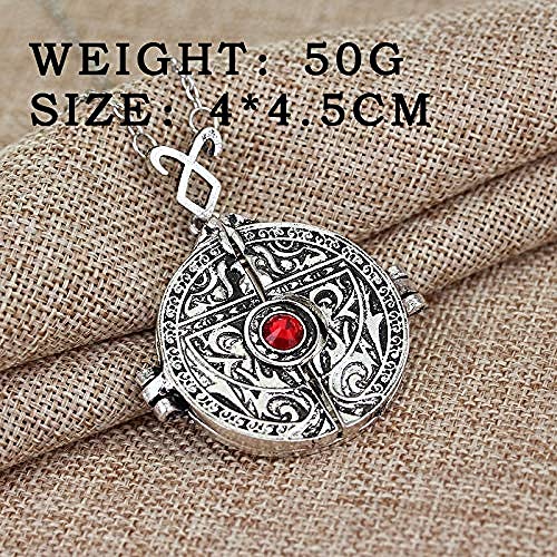 pyongjie Collar para Hombre The Mortal Instruments City of Bones Collar Vintage Angelic Power Runes Shadowhunters Colgante Hombres y Mujeres Regalo Dropshipping