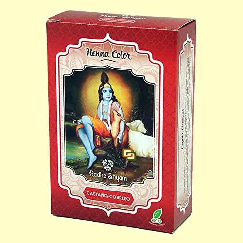 Radhe Henna Radhe Castaño Cobrizo Polvo 100 Gr Henna Radhe Envase 100 Gr 100 ml