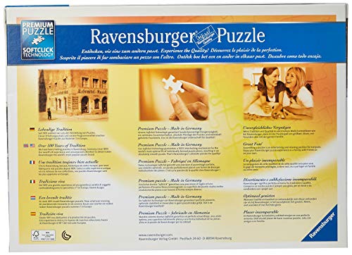 Ravensburger Bicicletas en Amsterdam - Puzzle Fotos y paisajes, Premium Puzzle con tecnología Softclick, 1000 piezas, para adultos (196067)