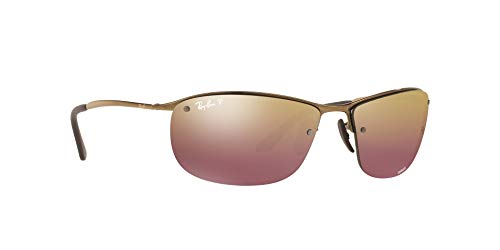 Ray-Ban 0Rb3542 Gafas de sol, Shiny Brown, 63 para Hombre