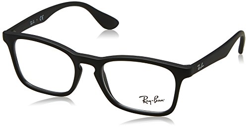 Ray-Ban 0Ry1553, Monturas de Gafas Unisex-Niños, Negro (Rubber Black), 48