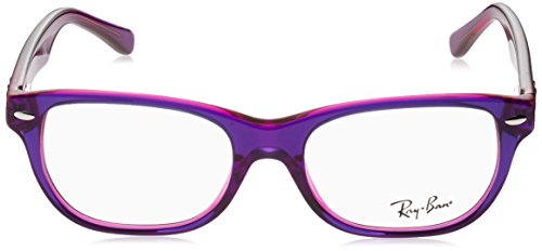 Ray-Ban 0Ry1555, Monturas de Gafas Unisex-Niños, Top Violet On Fuxia Fluo, 48