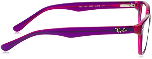 Ray-Ban 0Ry1555, Monturas de Gafas Unisex-Niños, Top Violet On Fuxia Fluo, 48