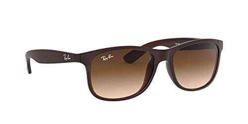 RAY-BAN Andy Gafas de sol, Matte Brown, 55 para Hombre