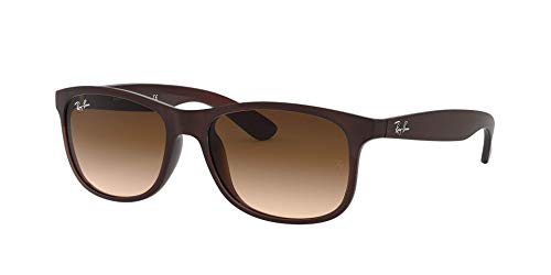 RAY-BAN Andy Gafas de sol, Matte Brown, 55 para Hombre