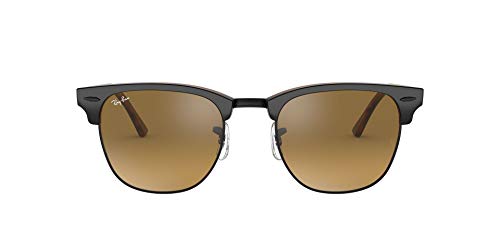 Ray-Ban Clubmaster Color Mix RB3016-12773K-51 Gafas, Havana, 49 Unisex Adulto