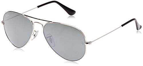 Ray-Ban - Gafas de sol Aviador RB3025-W3275 Large Metal Aviator RB 3025 W3275, Silver (Silber)