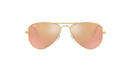 Ray-Ban JUNIOR 0rj9506s Gafas de sol, Matte Gold, 50 Unisex-Niño