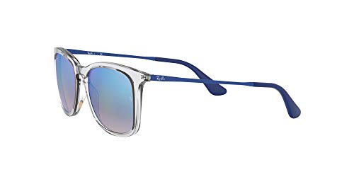 Ray-Ban JUNIOR 9063s Gafas de sol, Transparente, 48 Unisex-Niño