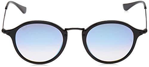 Ray-Ban RB 2447 Gafas de sol, Shiny Black, 49 para Hombre