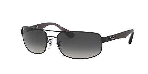 Ray-Ban Rb 3445 Gafas de sol, Matte Black, 61 para Hombre