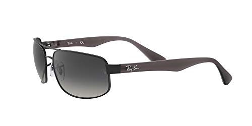 Ray-Ban Rb 3445 Gafas de sol, Matte Black, 61 para Hombre