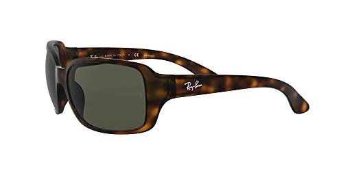 Ray-Ban RB 4068 Gafas de sol, Matte Havana, 60 para Mujer