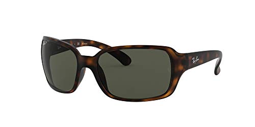 Ray-Ban RB 4068 Gafas de sol, Matte Havana, 60 para Mujer