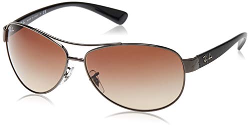 Ray-Ban Rb3386 Gafas de sol, Gunmetal, 63 para Hombre