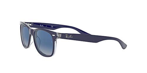 Ray-Ban Rj9052S Gafas de sol, Rectangulares Unisex niños, azul