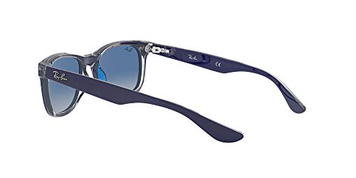 Ray-Ban Rj9052S Gafas de sol, Rectangulares Unisex niños, azul