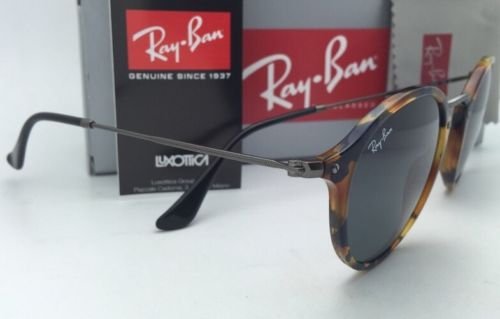 Ray-Ban Round RB 2447 1158/R5 49mm Spotted Blue Havana Frame / Blue Lens