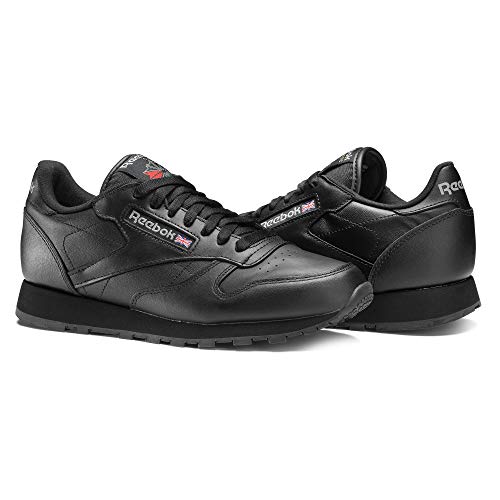 Reebok Classic Leather - Zapatillas de cuero para hombre, color negro (int-black), talla 44