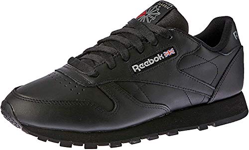 Reebok Classic Leather - Zapatillas de cuero para hombre, color negro (int-black), talla 44