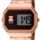 Reloj TOUS D-Bear Digital de acero IP rosado Ref:600350305