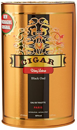 Remy Latour Cigar Black Oud Eau de Toilette Spray for Men, 3.3 Ounce by Remy Latour