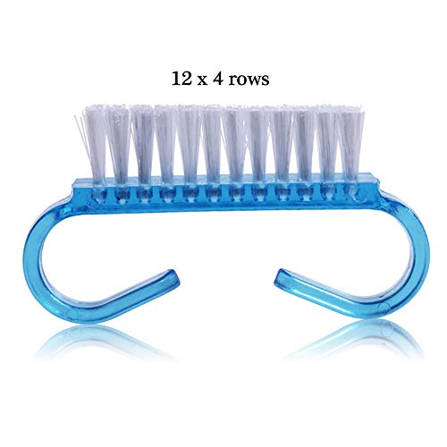 RETON Paquete de 24 Handle Grip Nail Brush, Cepillo de Limpieza de Uñas para los Dedos y Limpiadores de Uñas, Pedicure Brushes para Hombres y Mujeres