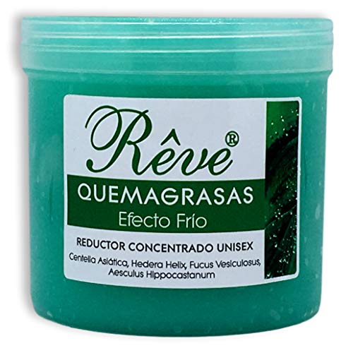 REVE Quemagrasas Efecto Frio - Gel de crema reafirmante adelgazante anticelulítica potente reductora de abdomen, caderas y glúteos para hombre y mujer de 500 ml.