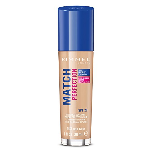 Rimmel London Match Perfection Foundation Base de Maquillaje Tono 103 True Ivory - 123 gr