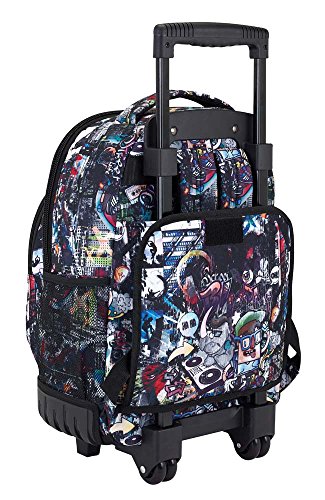 Safta Mochila Escolar Grande Con Ruedas Blackfit8 "Urban" Oficial 320x140x460mm