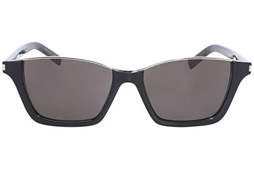 Saint Laurent gafas de sol SL 365 DYLAN 002 gafas Unisex, color Negro, lentes negros de tamaño de 53 mm